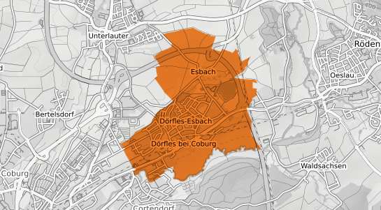 Mietspiegelkarte Doerfles Esbach
